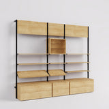 Shelving System Cetus - Classic - Style 3, black