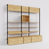 Shelving System Cetus - Classic - Style 3, black