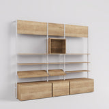 Shelving System Cetus - Classic - Style 3, white