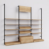 Shelving System Cetus - Classic - Style 4, black