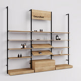 Shelving System Cetus - Classic - Style 4, black