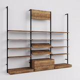 Shelving System Cetus - Classic - Style 4, black