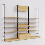Shelving System Cetus - Classic - Style 4, black