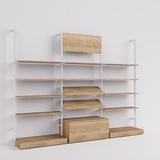 Shelving System Cetus - Classic - Style 4, white