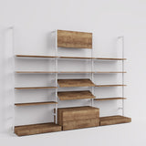 Shelving System Cetus - Classic - Style 4, white