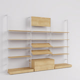 Shelving System Cetus - Classic - Style 4, white