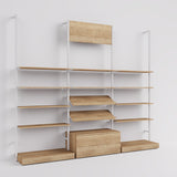 Shelving System Cetus - Classic - Style 4, white