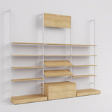Shelving System Cetus - Classic - Style 4, white