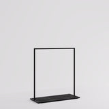 Clothing rail Como - marble look - W 120, 3 heights