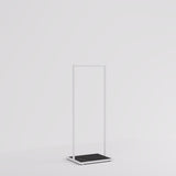 Clothing rail Como - marble look - W 60, 3 heights