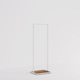 Clothing rail Como white - wooden base - W 60, 3 heights