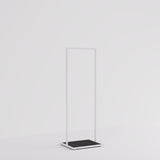 Clothing rail Como - marble look - W 60, 3 heights