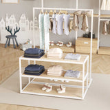 Display Table & Clothing Rail Como, in white