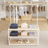 Display Table & Clothing Rail Como, in white