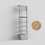 Shelf Board Ceres, 25 mm, incl. white brackets