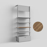 Shelf Board Ceres, 25 mm, incl. white brackets