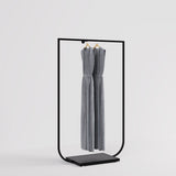 Clothing Rail Jade black, W 120, 4 heights