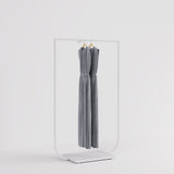 Clothing Rail Jade white, W 120, 4 heights