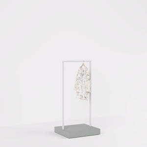 Clothing Rail Kansas, white/unicolor, W 65, 3 heights