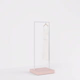 Clothing Rail Kansas, white/unicolor, W 65, 3 heights