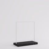 Clothing Rail Kansas, white/wood finish, W 125, 3 heights