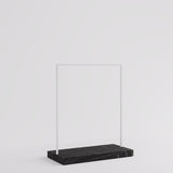 Clothing Rail Kansas, white/marble look, W 125, 3 heights