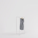 Clothing Rack Magic Rail T, black or white