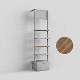 Shelf Board Ceres, 25 mm, incl. white brackets