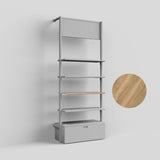 Shelf Board Ceres, 25 mm, incl. white brackets