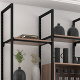 Shelf Support Addison, for wooden shelves, black