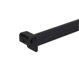 Front arm, rectangular tube adapter, length 200/300/400 mm, black structure