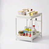 Two-Tier Pull-Out Shelf - Steel