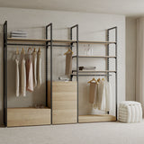 Open Wardrobe - Shelving System Addison - Style 1