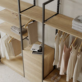 Open Wardrobe - Shelving System Addison - Style 1