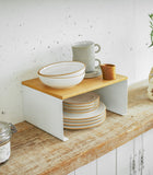 Stackable Countertop Shelf - Two Sizes - Steel + Wood