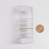 Shelf Board Ceres 19 mm, incl. black brackets