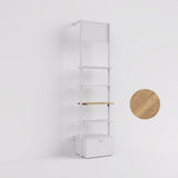 Shelf Board Ceres 19 mm, incl. black brackets