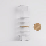 Shelf Board Ceres 19 mm, incl. black brackets