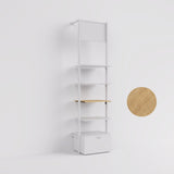 Shelf Board Ceres 19 mm, incl. black brackets
