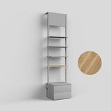 Shelf Board Cetus 19 mm, incl. brackets