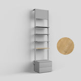 Shelf Board Cetus 19 mm, incl. brackets
