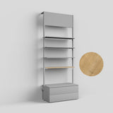 Shelf Board Cetus 19 mm, incl. brackets