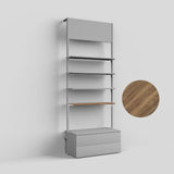 Shelf Board Cetus 19 mm, incl. brackets