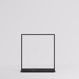 Clothing rail Como - marble look - W 120, 3 heights