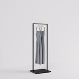 Clothing rail Como - marble look - W 60, 3 heights