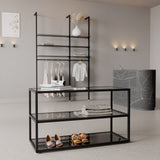 Display Table Como with glass shelves