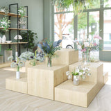 Cube Table Mana, in wood decor