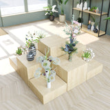 Cube Table Mana, in wood decor