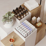 Cube Table Toro, in wood decor Oak