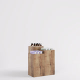 Cube Table Logan, in wood decor Oak